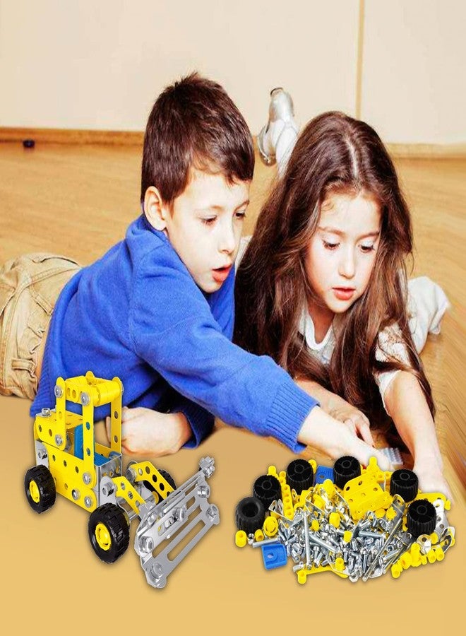 Ferthor Fun 7 in 1 STEM Toys,Creative Set for Boys Age 8-12,Learning Engineering Kids Building Blocks Model Kits,Metal Construction Toys for Kids 8 9 10 11 12+ Year Old(180PCS No Motor) - Image 3